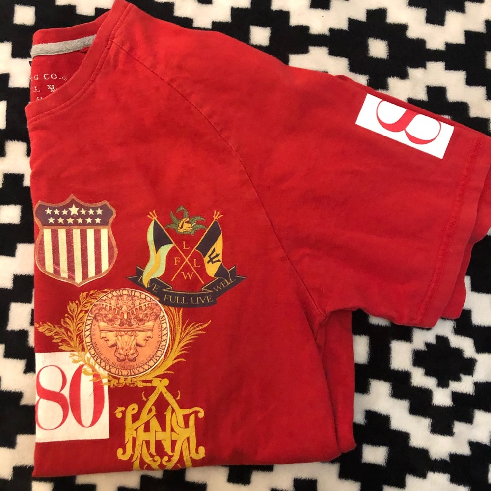Akoo Red Extended Tee Medium